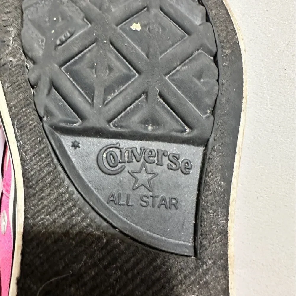 Converse All Star Maddie Stars Pink child size 13 shoe